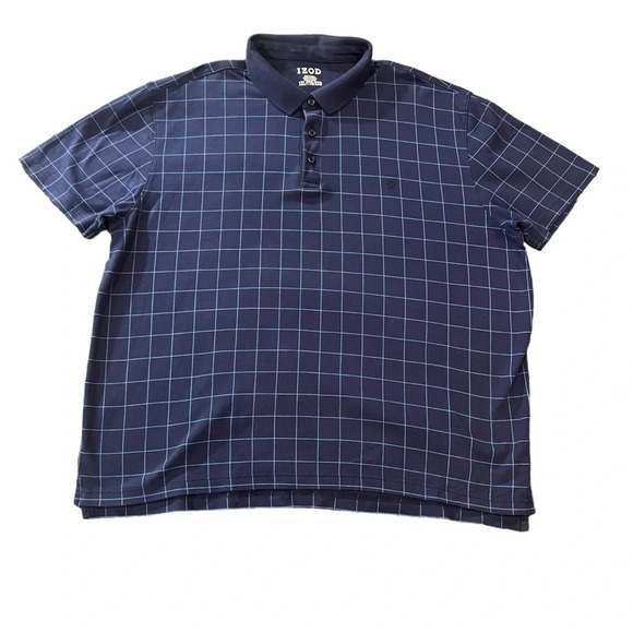 IZOD Men's Big & Tall Short Sleeve Super Soft Polo Shirt Size XXL - Picture 2 of 4